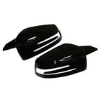 Carbon Fiber Look Black Rearview Side Mirror cover Caps for Mercedes-Benz W176 W246 W204 W212 W221 C117 X204 X156 ABS