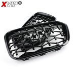 XVIP Front Bumper Kidney Grille Racing Grills For BMW 1 Series F20 F21 2015-2019 Replacement Double Slat Gloss Black Grilles