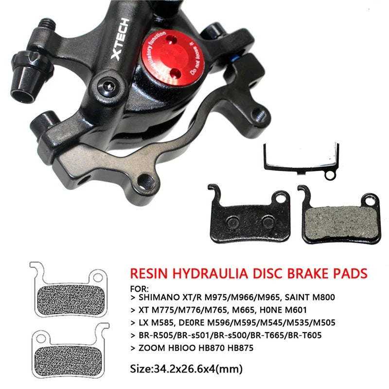 ZOOM XTECH HB100 MTB Hydraulic Disc Calipers Front and Rear Rotor G3 160/180MM MT200 M315 160mm Rotor Hydraulic Brakes for Bikes