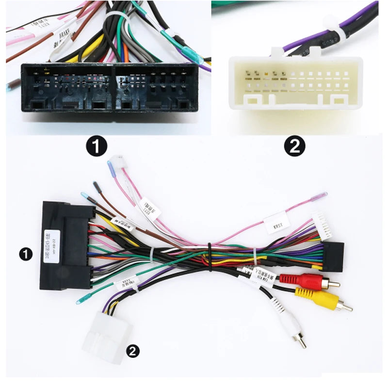 Car Radio Stereo Canbus Box HYK-RZ-13 For Kia kIA Accent K5 Optima 2010-2012 2013 2014 2015 2016-2018 Wiring Harness Power Cable