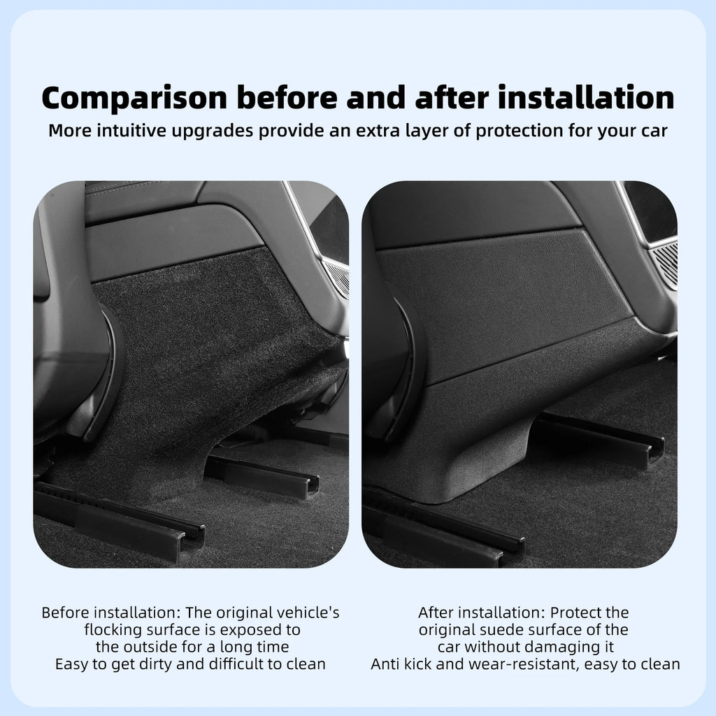 For Tesla Model 3 Highland 2025 Air Outlet Anti Kick Pad Car Accessories Side Edge Protection Patch Model3 2024 Anti-dirty Cover