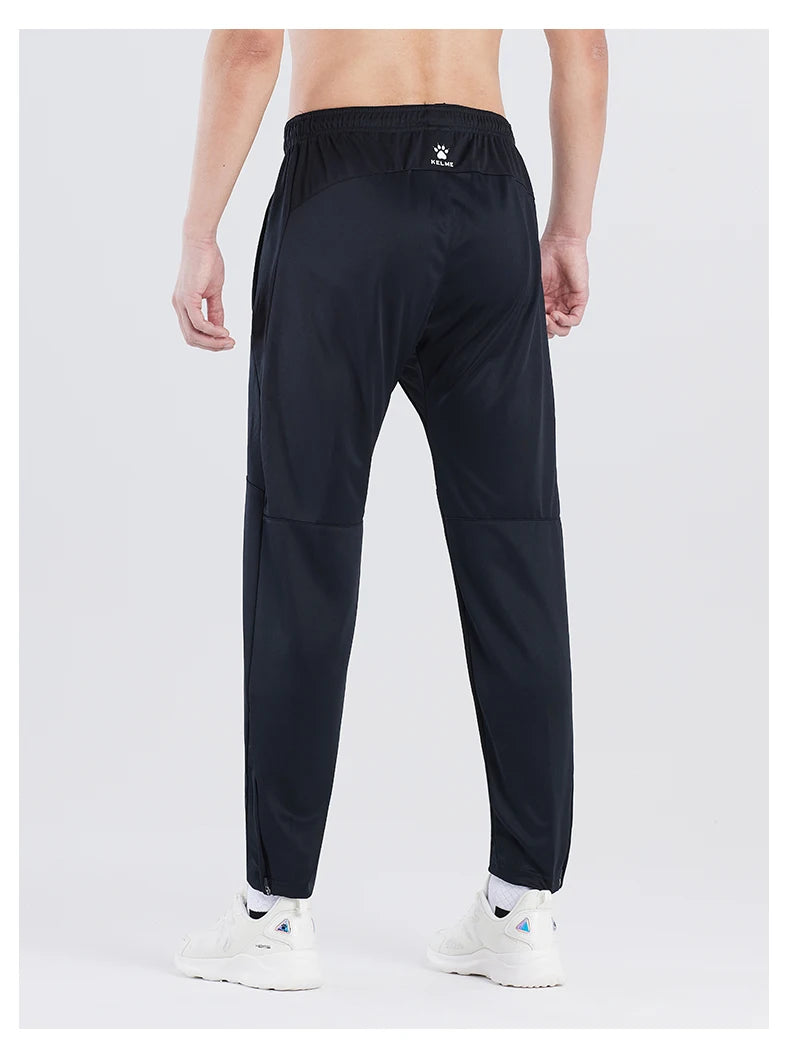 KELME Men Sports Trousers Sweatpants Kid Winter Padded Pants Thicken Jogging Women Fitness Outwear Warm Long Pants  K15Z406