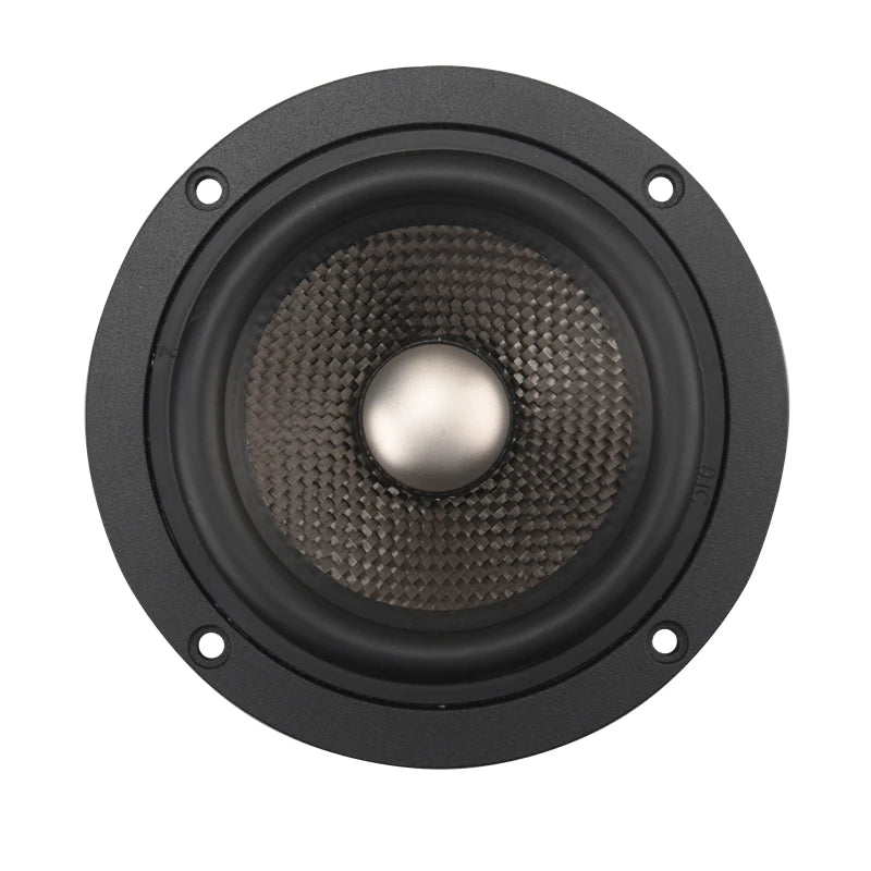 Hifi 4 Inch 120 Titanium film carbon fiber basin Pure Midrange Full frequency speaker unit 4 8OHM 60W midbass loudspeaker P4-120