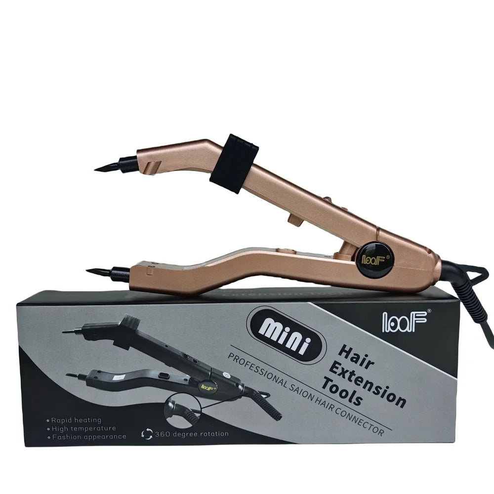 1Pcs  2024 New Temperature210℃ Hair Connectors Keratin Bonding Heat Iron Hair Extension Mini Heating Tip Adjustable Tools