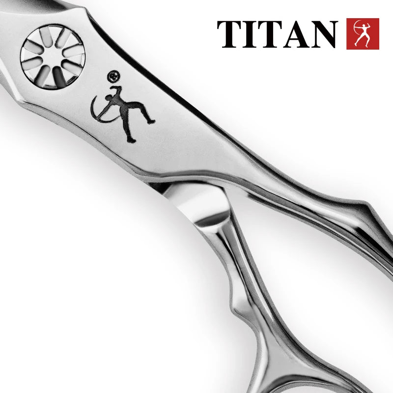 Titan hair scissors vg10 steel, sharp scissors Professional Cutting hairdressing shears barber scissors