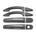Door Handle Cover for Ford Focus 2 MK2 2005 - 2011 Focus 3 MK3 2012 - 2018 Car Door Handles 4Pcs Carbon Fiber Sticker Trim