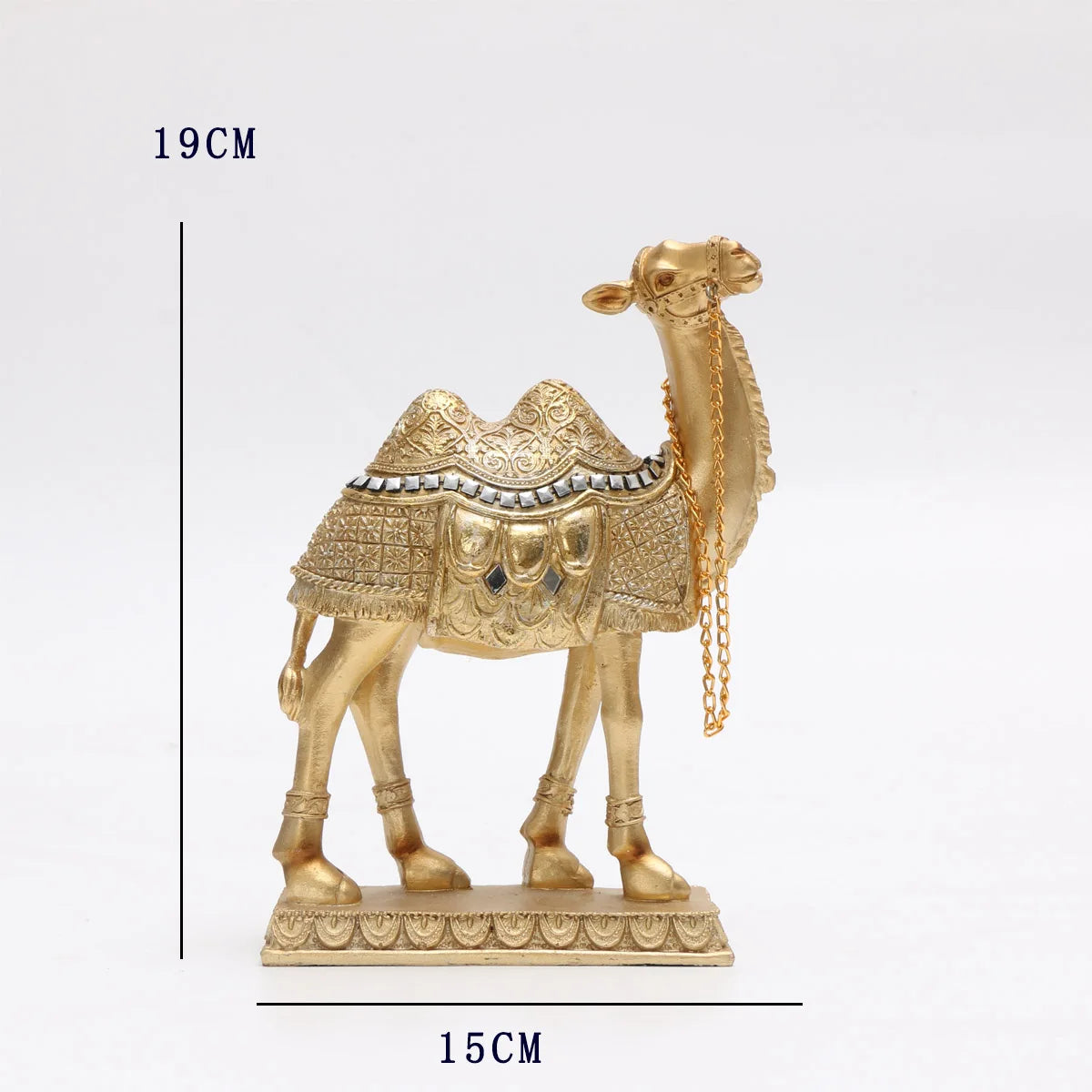 Classic Light Luxury Art Camel Statue: Indoor Decorative Item for Christmas, Halloween, Hanukkah, Thanksgiving, Valentine'S Day