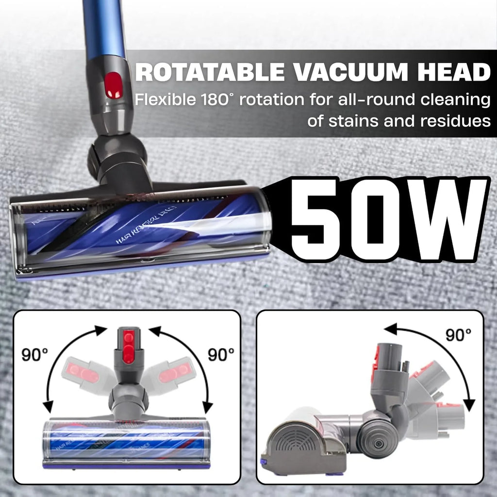 For Dyson V7 V8 V10 V11 V15 Vacuum Cleaner Anti Entangleme Direct Drive Cleaner Head , Motorhead Cleaner Head Brush Turbine Tool