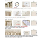 Home Decor White Tulle Sheer Curtains for Living Room Bedroom Dining Decor Window Semi Shading Treatment Voile Drape Luxury Door