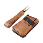 Luxury Car Key Case Cover Leather Fob Protector for LFA Lexus Ux Ux200 Ux250h Es200 Es300h Keyring Holder Accessories Keychain