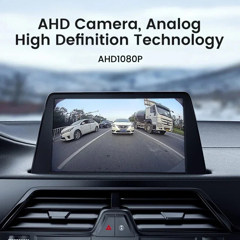 GreenYi AHD 1920x1080P Car Rear View Camera Full HD Night Vision 170° Fisheye Lens Vehicle Reversing Front Cam C818