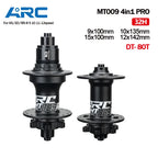 New ARC MT009 4 IN 1 Pro Front Rear Bicycle Hub Mountain MTB Bike Hub Sealed Bearing DT Ratchet 80T Bicycle Hubs 8-12Speed