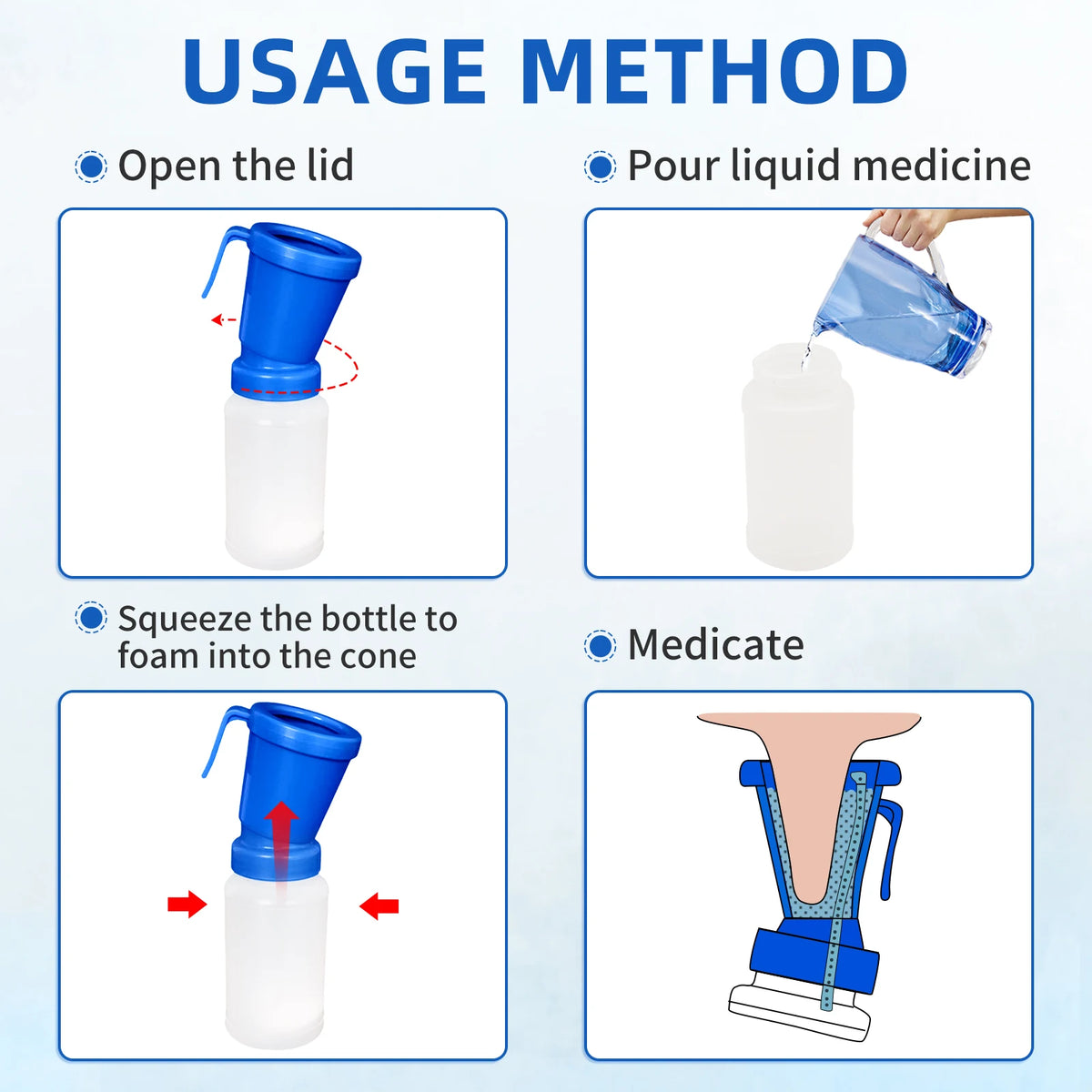 1PC Teat Dip Cup Convenient Professional Prevent Return Portable 300ml Nipple Cleaning Livestock Supplies for Cattle Goat Cow