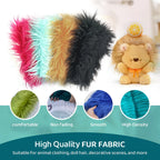 Sewbato faux fur fabric plush simulation fur cloth for sewing cosplay 160x50cm