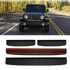 Jeep Wrangler JL 2018-2019 Door Sill Entry Guard Protector Plates, 2 or 4 Door
