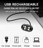 Wireless Light Aircraft Airplane Helicopter Warning Lights RGB Led Strobe lights Motorcycle Lights LED Flash with USB Charging