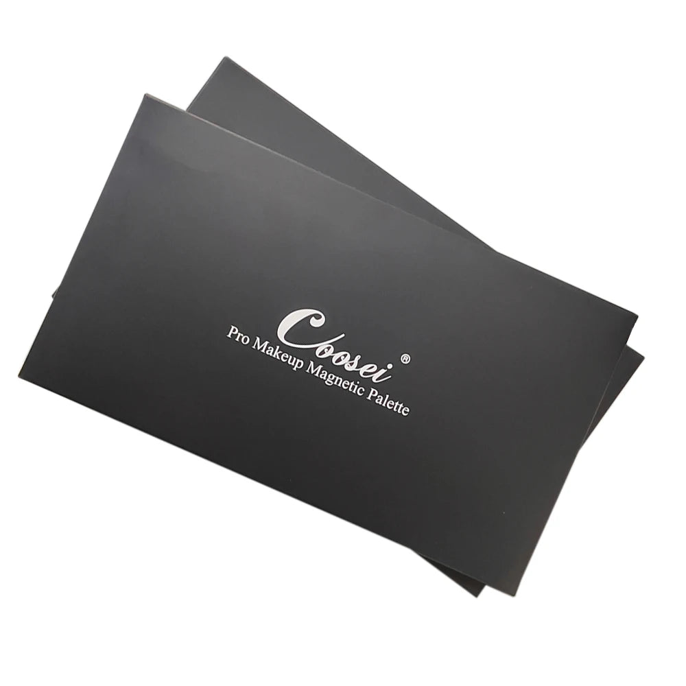 Coosei New Acrylic EMPTY Magnetic Eyeshadow Palette Waterproof High-Gloss Eye Shadow Makeup Pallet 9.36*5.5'