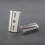 Yaqi Safety Razor Head, 316 Stainless Steel Polished Melon Design
