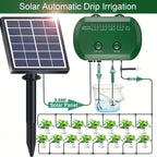 2W solar automatic drip irrigation system with 12 drip irrigation modes, suitable for garden balconies and potted plants