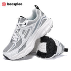 Baasploa Women Sport Shoes Mesh Breathable Lightweight Casual Walking Shoes Female New Comfort Running Shoes Non-slip 35-42