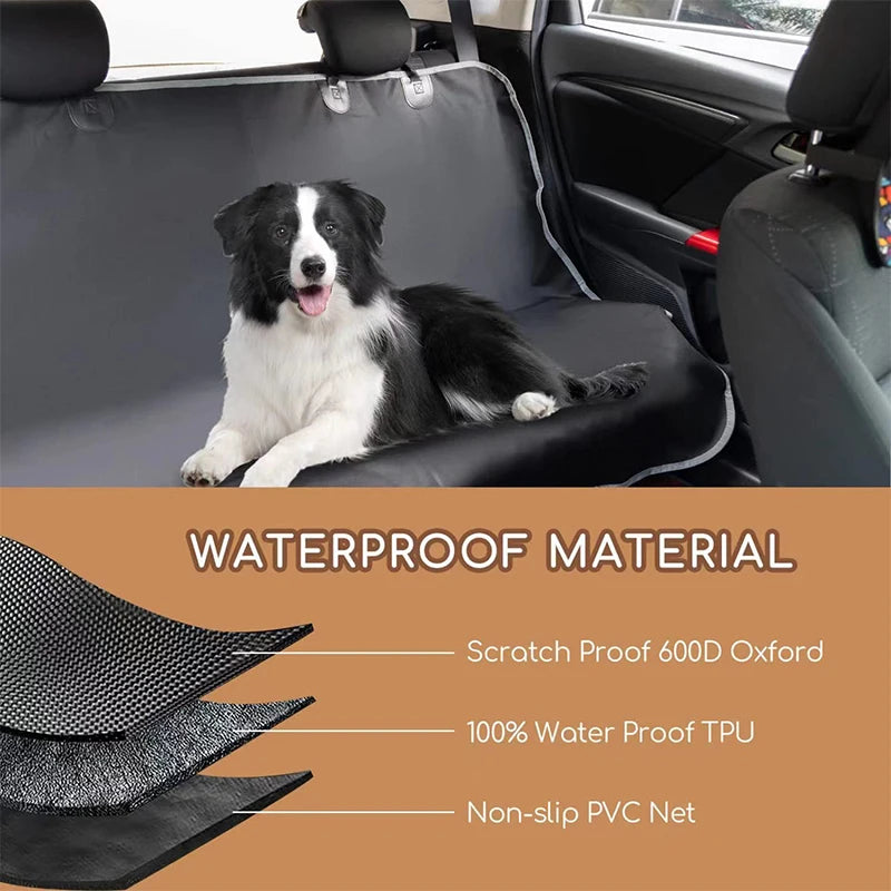 Universal Car Waterproof Back Seat Pet Cover Protector Mat Rear Safety Travel  Accessories For Cat Dog