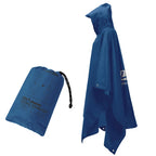 3 In 1 Outdoor Raincoat Hooded Sleeve Long Waterproof Rain Poncho Motorcycle Rain Cover Camping Hiking Travel Rainwear Tent