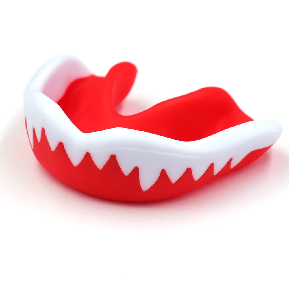 Sports Mouth Guard EVA Slim Fit Teeth Protector for Boxing MMA Football Rugby - Black
