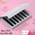 2000 Fans 0.05 0.07 Mix C D Lash Promade Russian Volume Natural Handmade 8D 12D 14D Ultra Speed Top Premade  Lashes Extensions