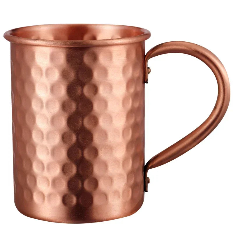 400ml Stainless Steel Moscow Mule Mug Copper Color Cocktail Cup, 1pc