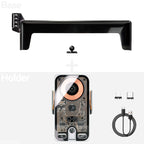 Car Phone Holder Mount with Wireless Charger Qi/MagSafe Options for Equation Leopard 5 (2024-2026)