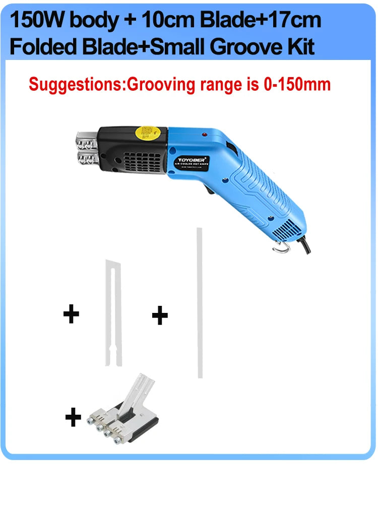 Air Cool Hot Knife Foam Cutter Tool Machine Slotting Groove Styrofoam Polystyrene Fabric Rope Cutter Electric Heating Hot Knife