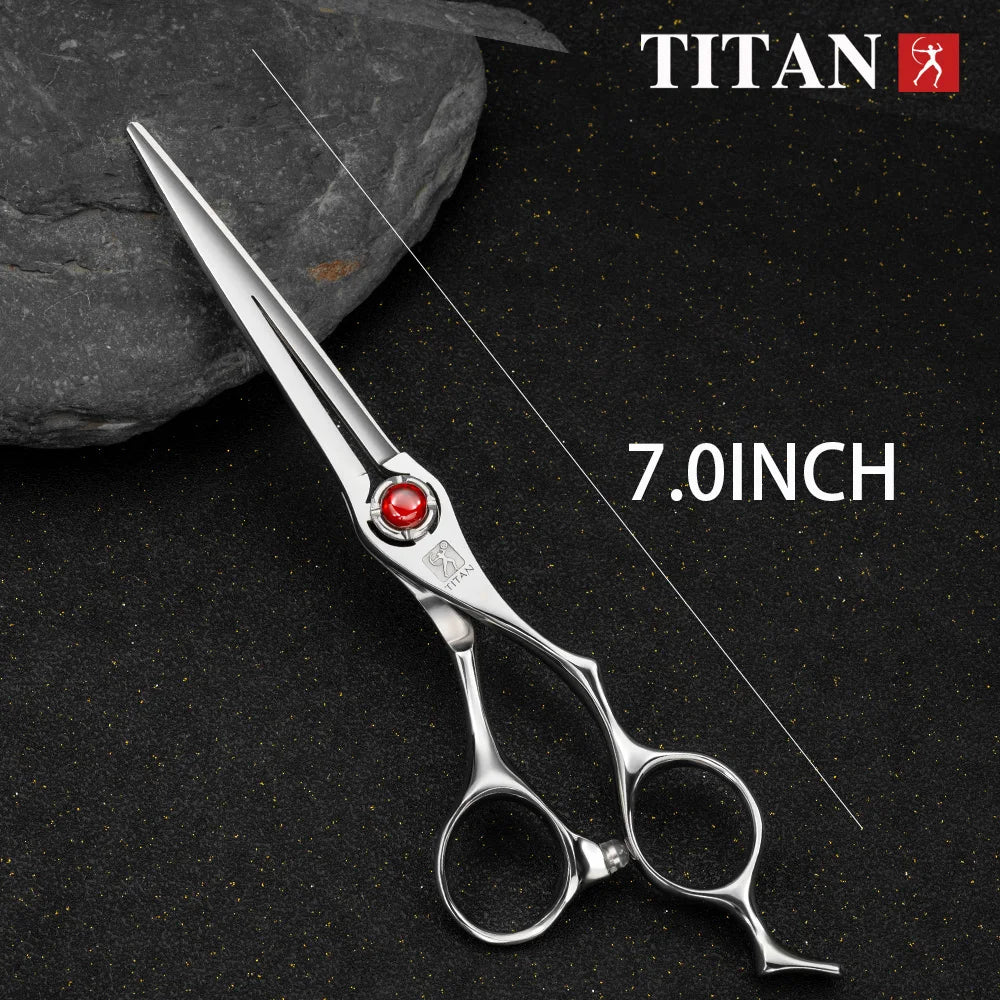Titan 7.0inch hairdresser's scissors for hair cuts professional hairdressing scissors barber tool