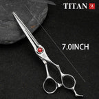 Titan 7.0inch hairdresser's scissors for hair cuts professional hairdressing scissors barber tool