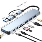 USB C HUB Type C Splitter Thunderbolt 3 Docking Station Laptop Adapter With For Macbook Air M1 iPad Pro RJ45 HDMI