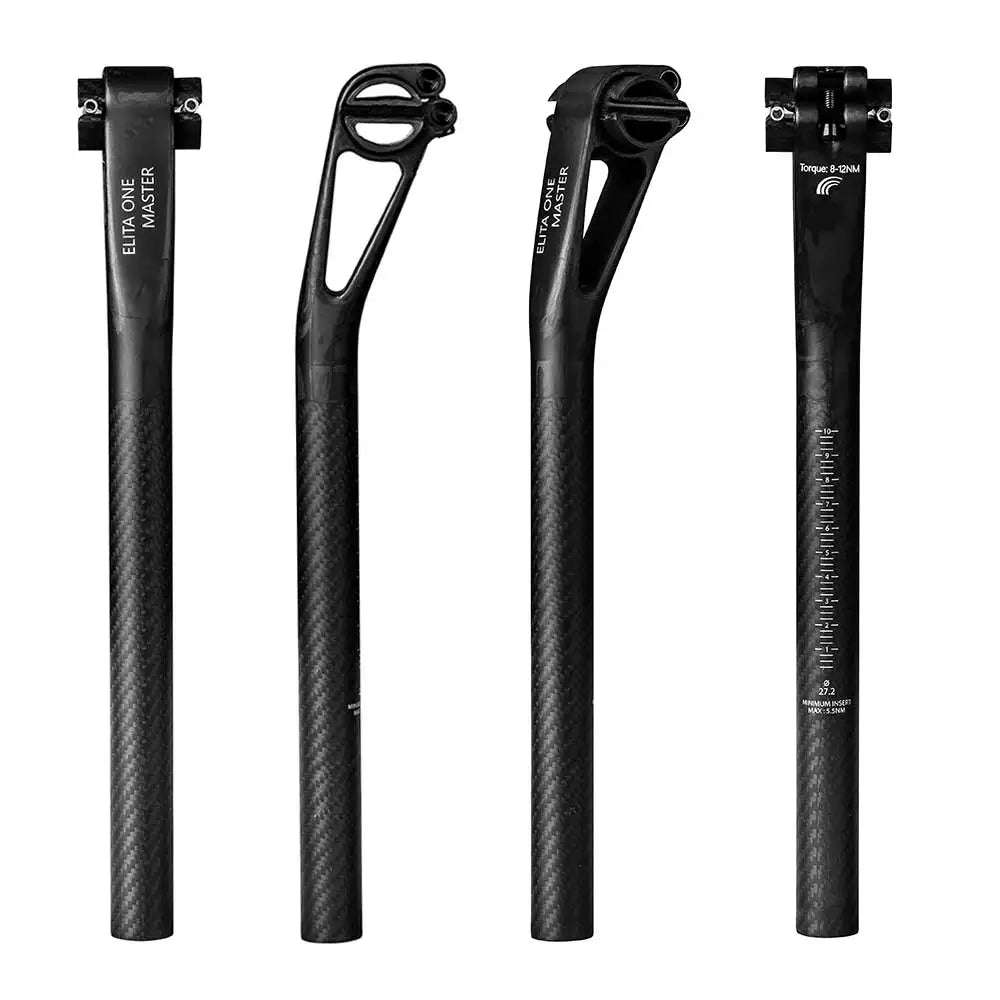 ELITAONE Master Series Carbon Seatpost 27.2 30.9 31.6mm 25mm Offset Ultralight 150g MTB/Road Bike Cycling Bicycle Seat Tube