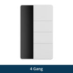 Zigbee DIY Name Switch Big Push Button Work with Tuya Display Screen Smart Wall Light Switch Alexa Google Home Voice Control