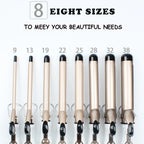 Electric Professional Ceramic Hair Curler LED Curling Iron Roller Curls Wand Waver Hair straightener Styling Tool 9mm-38mm