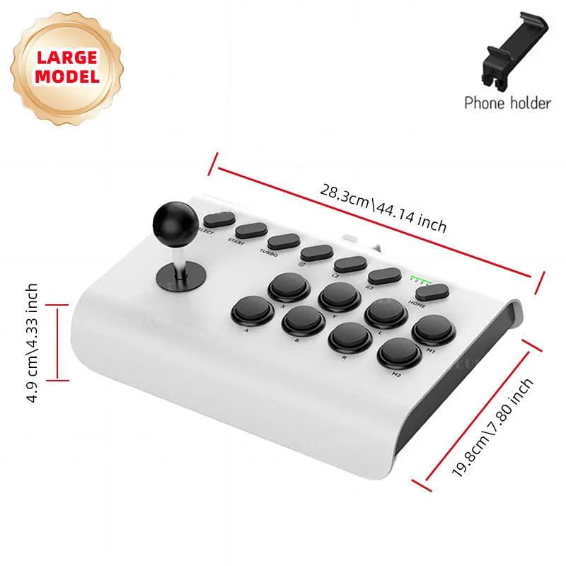 Arcade Joystick Wireless Gaming Controller for PC/Android/ios/Switch/PS3/PS4 Fighting Stick For Street Fighter/Mame