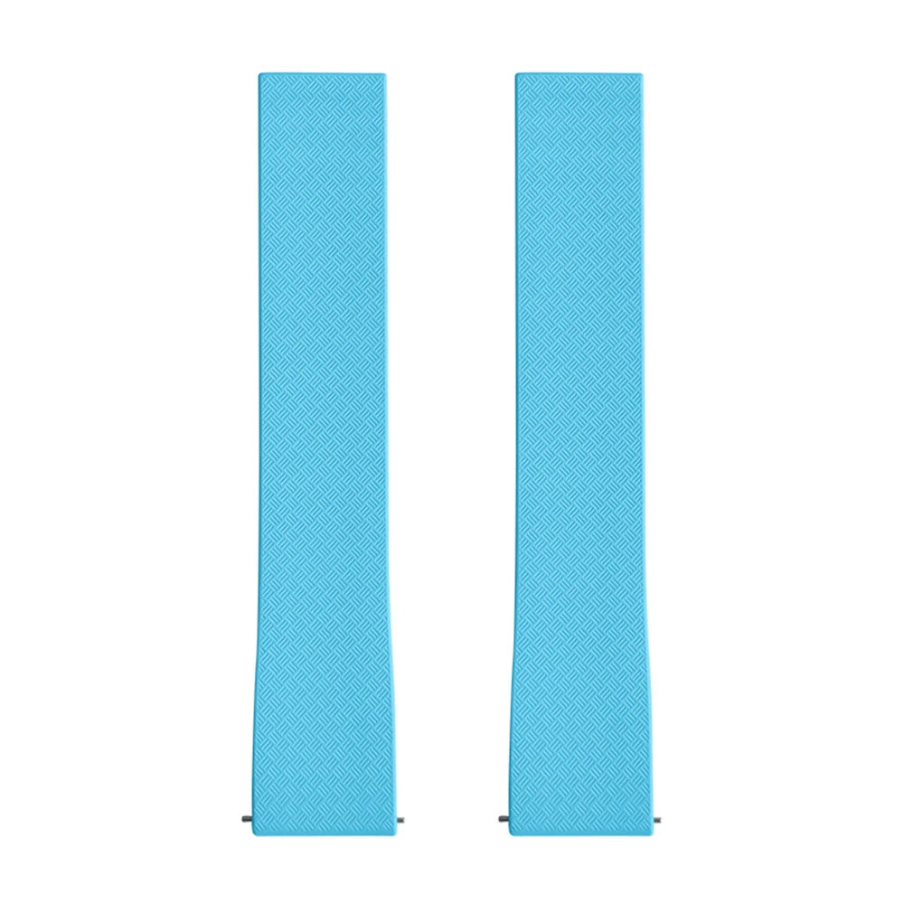 New Design CTS Fluororubber Watch Strap 18mm 19mm 20mm 22mm Quick Release Original Buckle Watch Bands FKM Strap For Cut To Size