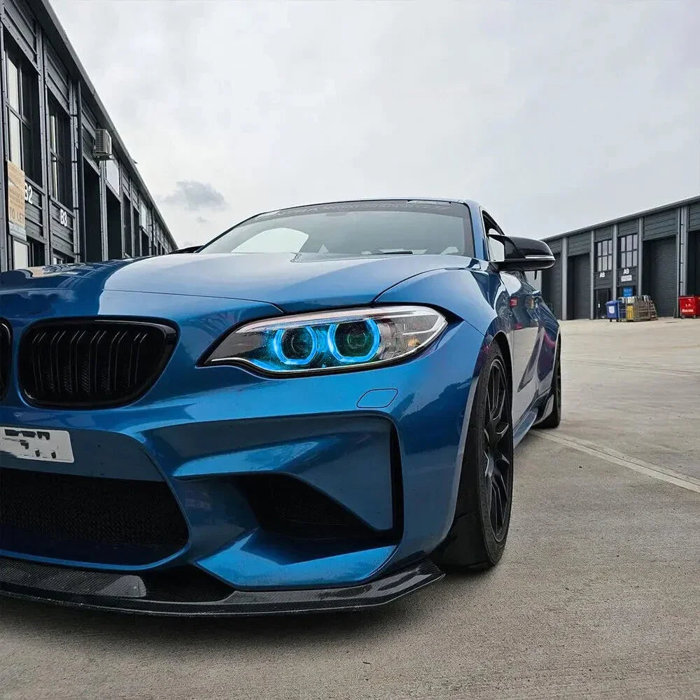 Amber Purple Yellow Blue Red DRL Angel Eyes For 2014-2017 BMW 2 Series M2  F87 F22 F23 220i 228i M240i Xenon Headlight Daylight
