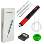 T12 series T65 Digital Electric USB Soldering Iron Kit Set Mini Smart Adjustable Temperature welding tool 180-500℃