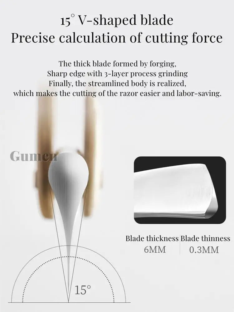 Japanese 440C Steel Straight Edge Sharp Barber Razor Salon Barbershop Shaving Razor Sharp Already Straight Razor For Men
