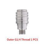 Car Wash Accessories High Pressure Washer 1/4 Self-locking Quick Connection For Car Cleaning Water Gun Snow Foam Lance M14 M22