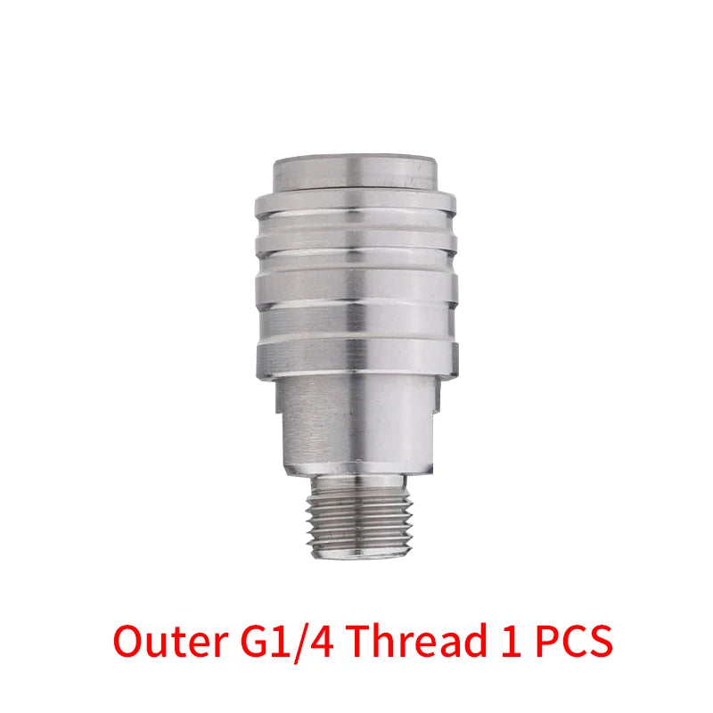 Car Wash Accessories High Pressure Washer 1/4 Self-locking Quick Connection For Car Cleaning Water Gun Snow Foam Lance M14 M22