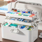 3-Tier Home Medicine Box,Large Capacity Children's Medicine Multi-layer Medical Storage Box,First Aid Kit,Small Medicine Box