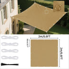 Waterproof UV Protection Canopy Outdoor Sun Shade Sail with Grommets 2/3/4/5M for Outdoor Garden Pool Patio Sunshade Cloth Tent