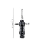 10 in 1 Tubular Lock Pick Set Interchangeable Stainless Steel Keys Unlocking Tool for Locksmith Professional Use Daily Unlocking