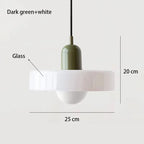 Nordic Retro Glass Pendant Lamps Indoor E27 LED Chandelier Living Room Dining Room Bedroom Kitchen Decorative lights Fixture