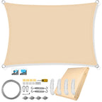 Waterproof Sun Shade Sail Canopy Rectangle UV Block Sun Shelter For Outdoor Garden Patio Backyard Terraza Awning Privacy Screen