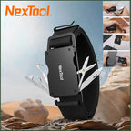 NexTool Multifunctional Belt P50 Men Waist Buckle Repair Tool Screwdrivers Scissors File Bottle Opener SIM Card Pin Remover New